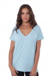 t-shirt-femme-col-v